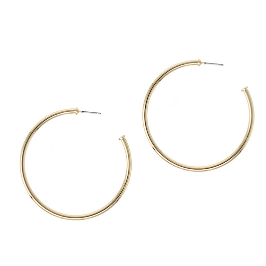 50MM Hoop Earring - Shiny Gold