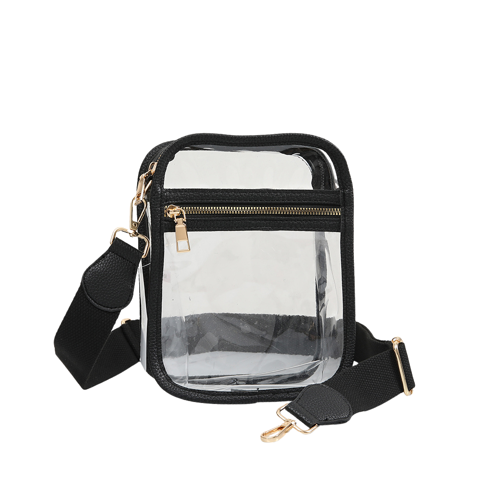 Clear Kennon Crossbody Bag Black 57453 store