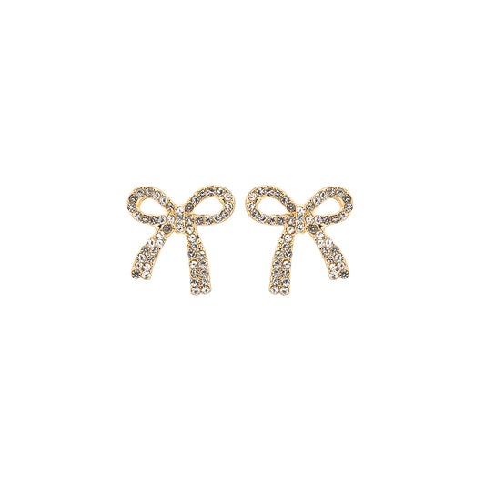 Medium Bow CZ Studs