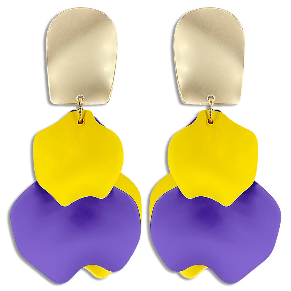 LSU Petal Earring