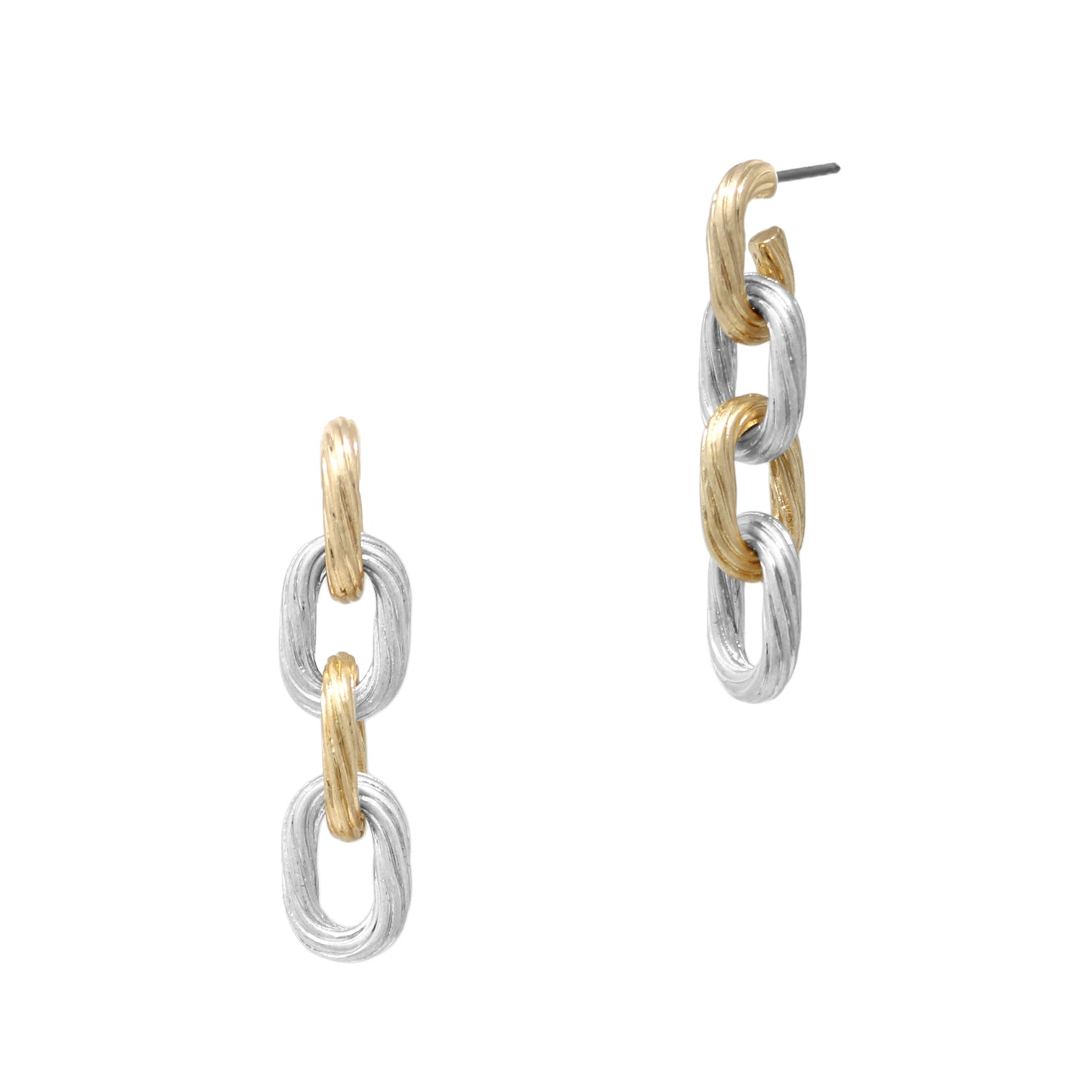 Oval Link Drop Earring