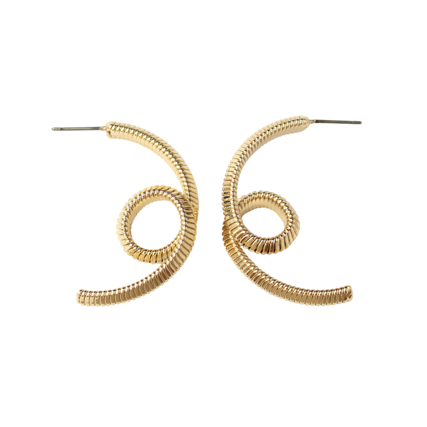 Textured Loop Earring