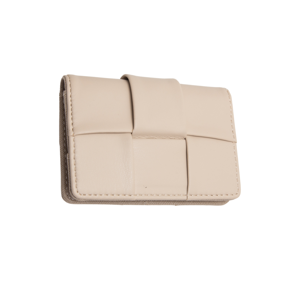 Woven Wallet - Beige