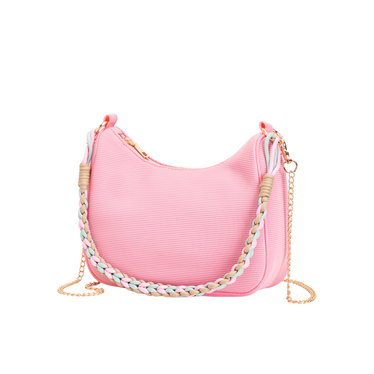 Mini Rope Shoulder Bag - Pink