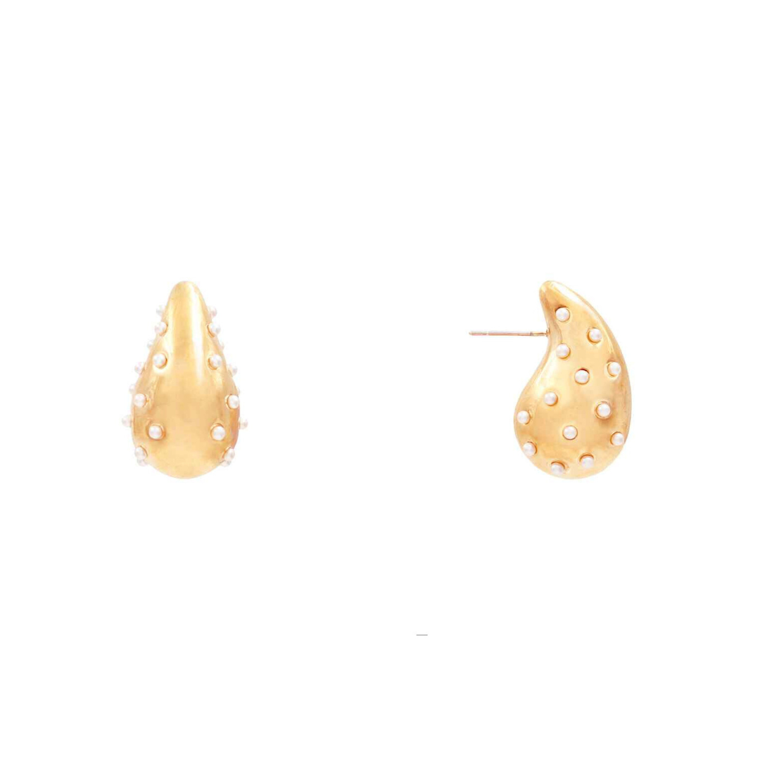 Teardrop Stud with Pearls