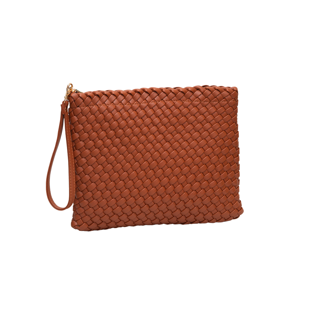 Woven Handmade Clutch - Tan