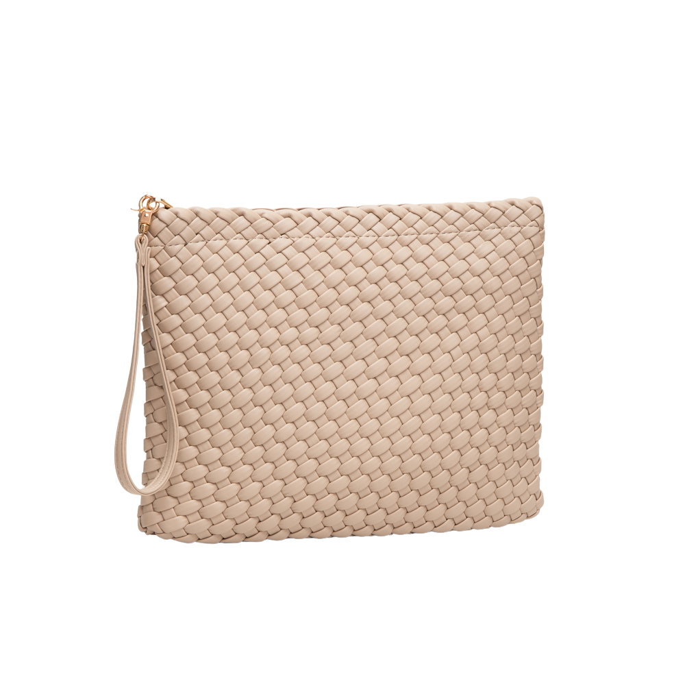 Woven Handmade Clutch - Beige