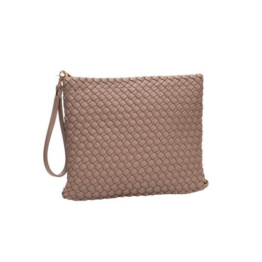 Woven Handmade Clutch - Cumin