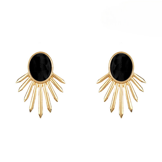 Burst Earring - Black