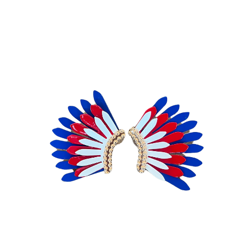 RWB Small Wing Earring