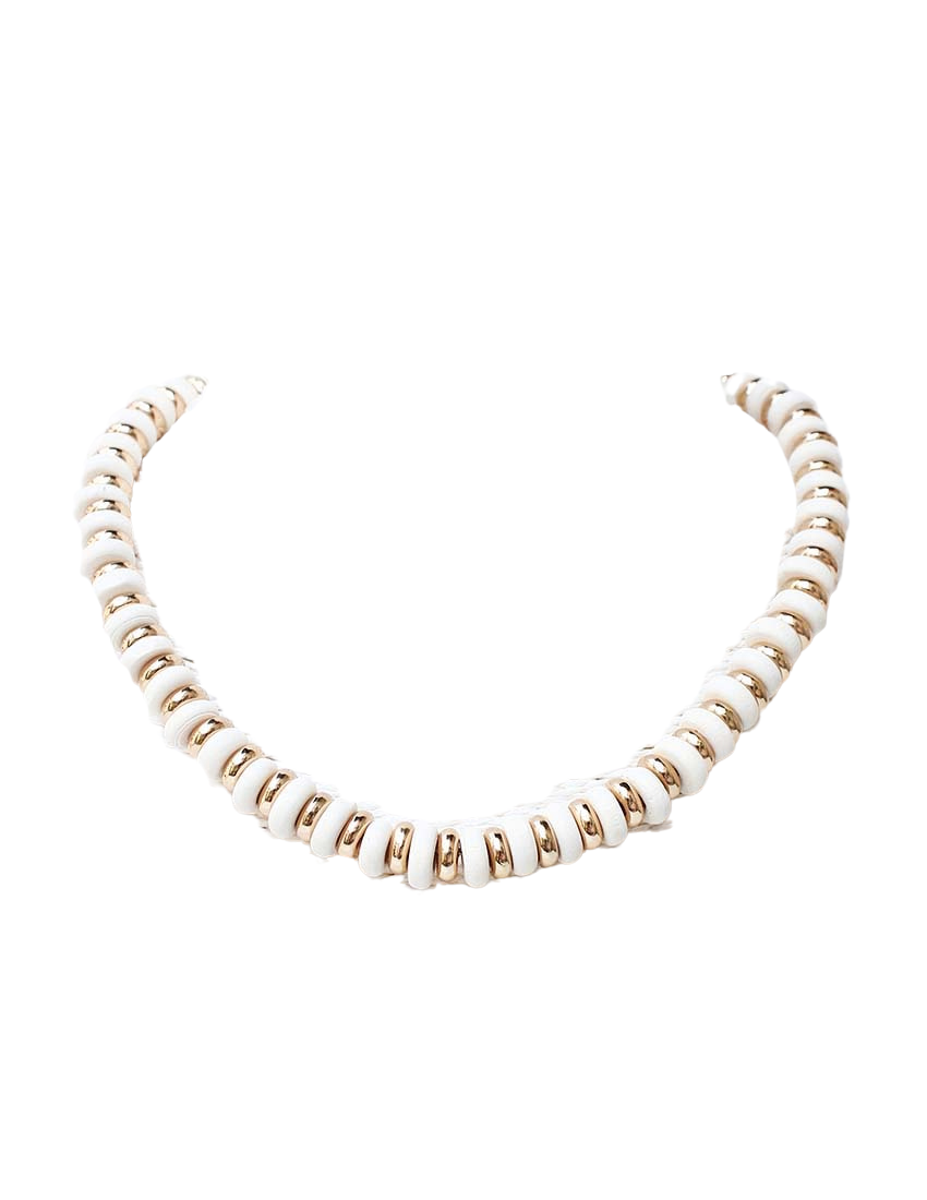 Ivory Alternating Beaded Necklace