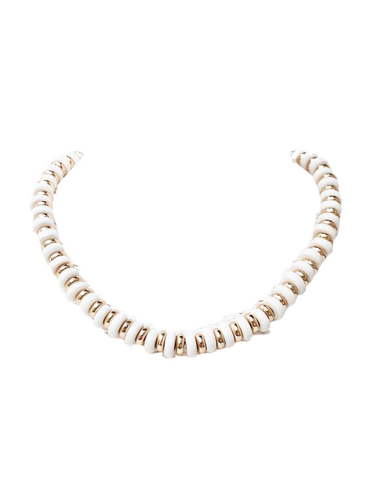 Ivory Alternating Beaded Necklace